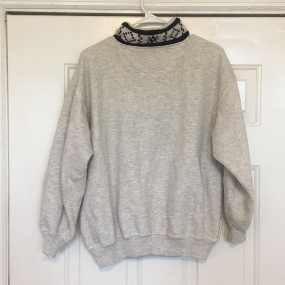 vintage zip up pullover - Picture 3 of 5